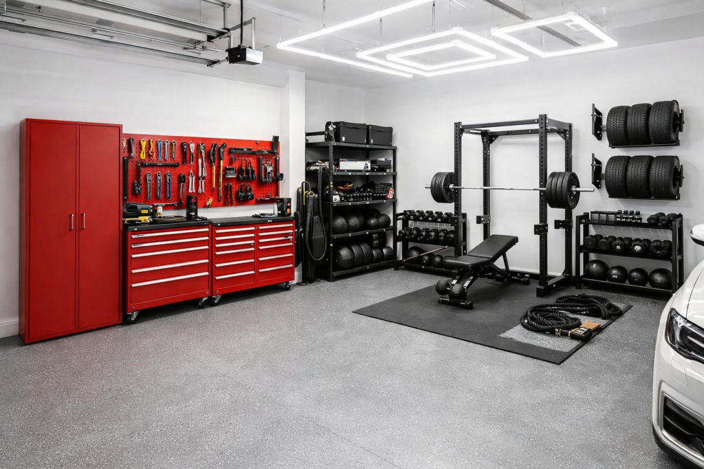 Garage Organization with Tools and Home Gym A Complete Smart Living Guide