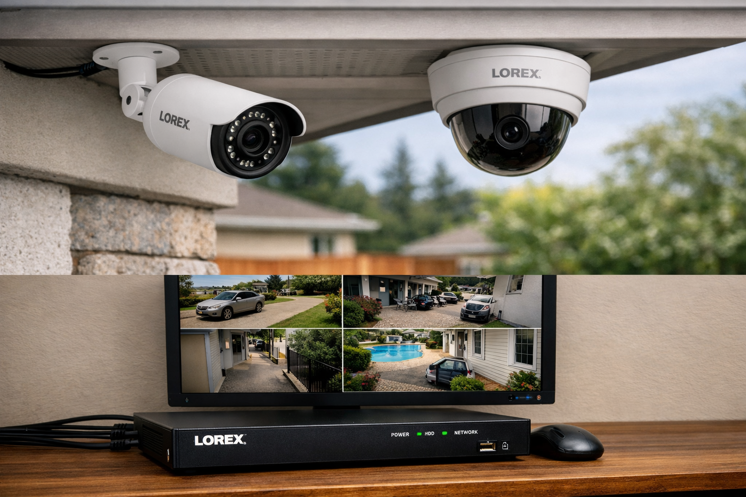 Various camera's with display screens
