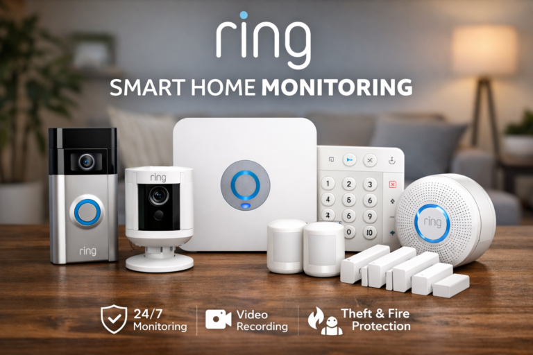 Displaying Ring Home Monitoring devices on a table