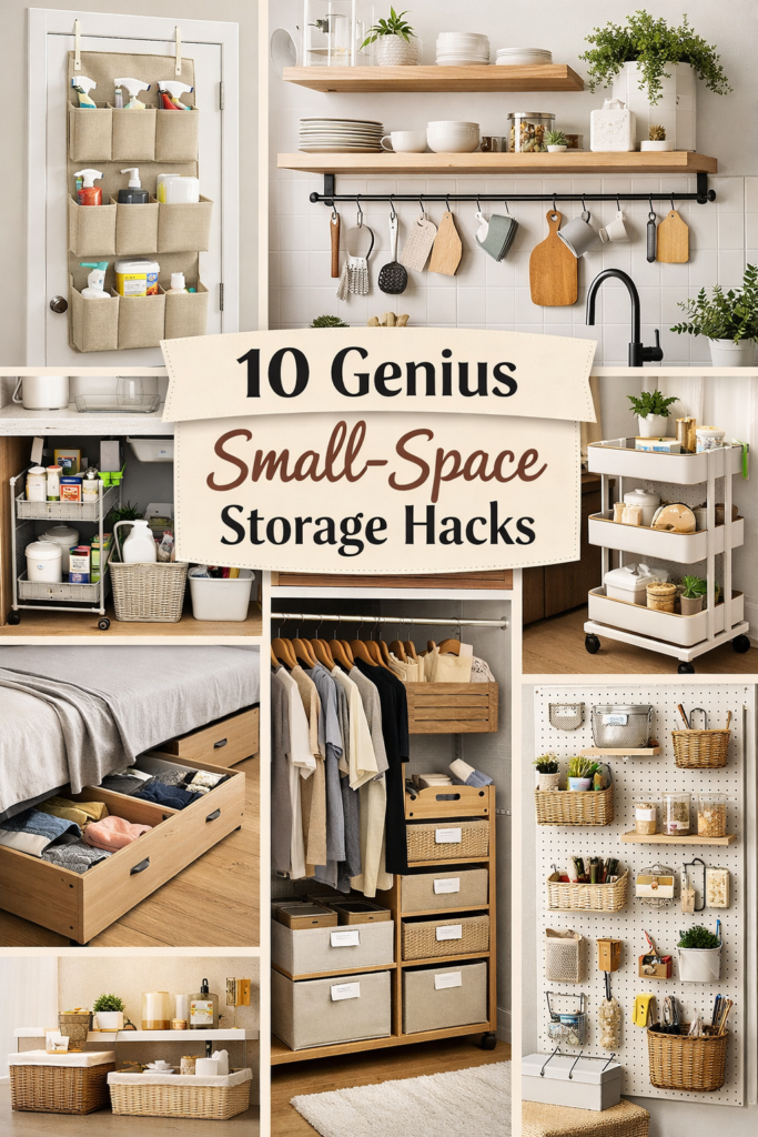 Small Space Storage: Ten Genius Hacks You Can Do in One Weekend