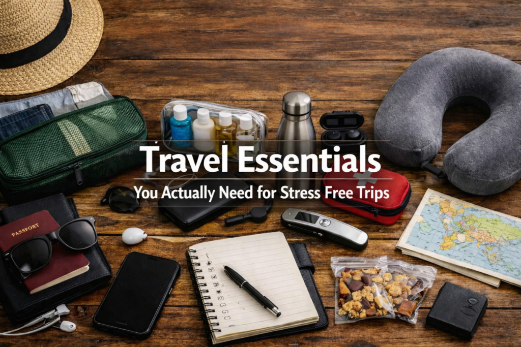 Travel Essentials You Actually Need for Stress Free Trips