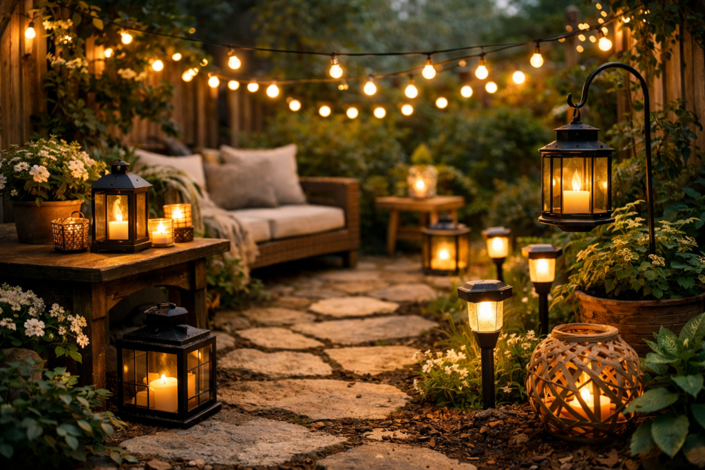 Outdoor Garden Lighting Ideas That Make Your Evenings Cozy